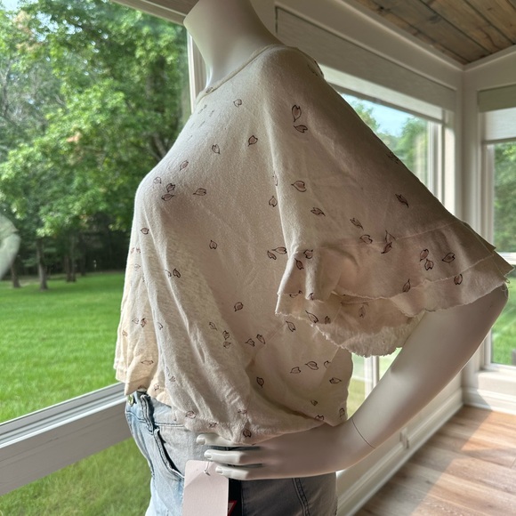 Anthropologie Size Small Ruffle Sleeves - Picture 3 of 5